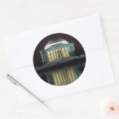Jefferson Memorial Ronde Sticker (Envelop)