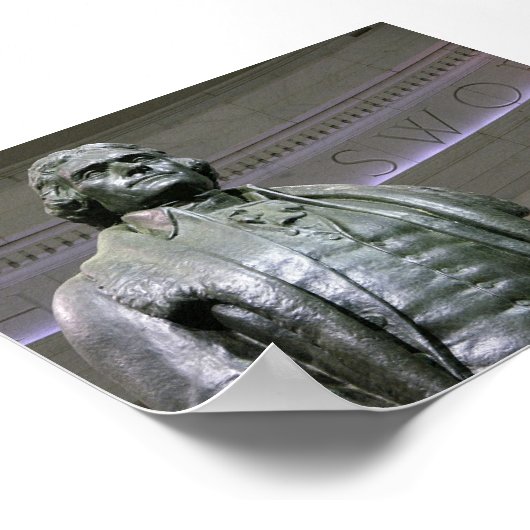 Jefferson memorial ststue poster (Hoek)