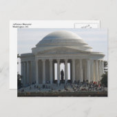 Jefferson Memorial Washington DC 002 Briefkaart (Voorkant / Achterkant)