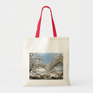 Jefferson Memorial Washington DC Cherry Blossom Tote Bag