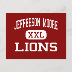 Jefferson Moore - Lions - High School - Waco Texas Briefkaart