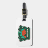 Jefferson National Forest Camping Bagagelabel (Voorkant verticaal)