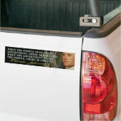 Jefferson Quote: Regering en het volk Bumpersticker (Op Truck)