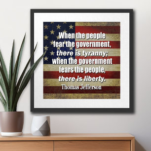 Jefferson: Vrijheid versus Tyranny Poster