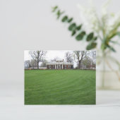 Jefferson's Monticello...De achtertuin in april... Briefkaart (Staand voorkant)