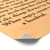 Jefferson's Ten Rules Poster (Hoek)