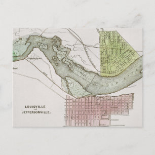 JEFFERSONVILLE, INDIANA : CARTE