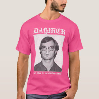 Jeffery Dahmer 90s stijl nihilisme ontwerp T-shirt