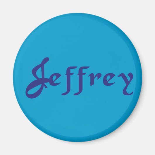 Jeffrey Magnet (Devant)