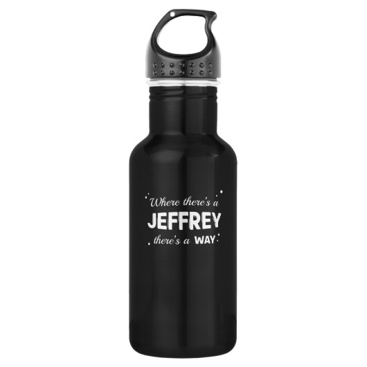 Jeffrey Name Gezegde Design for Proud Jeffreys Waterfles (Voorkant)