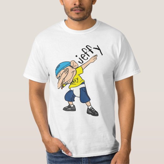 Jeffy Dabbing Funny SML T-shirt (Voorkant)