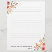 Jehovah getuige JW Writing Letterhead Briefhoofd (Voorkant)