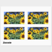 Jehovah, God, is goede Romeinen 34:8 Rechthoekige Sticker (Vel)