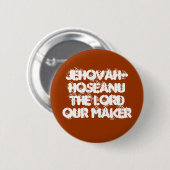 Jehovah-Hoseanu Button (Voorkant /achterkant)