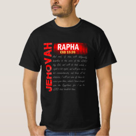 Jehovah Rapha - God Mijn Healer T-shirt