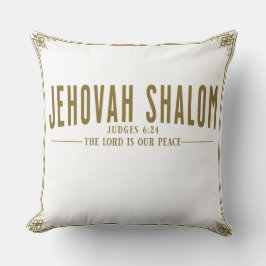 Jehovah Shalom De Heer is onze vrederechter 6:24 Kussen