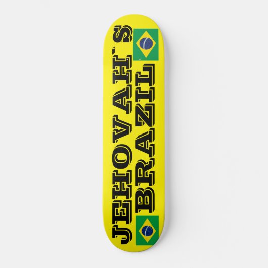 JEHOVAHS BRÉSIL Skateboard (Recto)