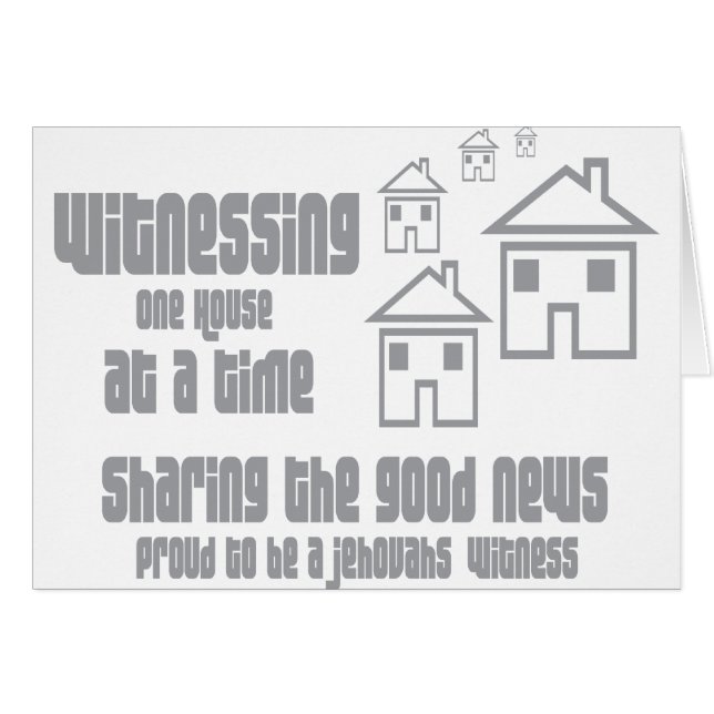 Jehovah's getuige (Voorkant Horizontaal)