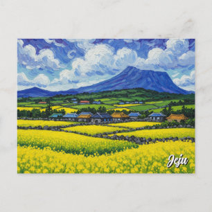 Jeju-eiland Zuid-Korea Reizen Briefkaart