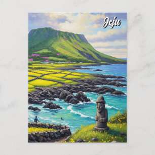 Jeju-eiland Zuid-Korea Reizen Briefkaart