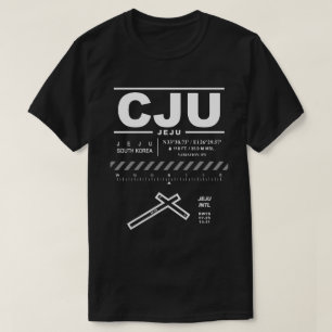 Jeju International Airport CJU T-shirt