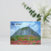 Jeju Island Korea (제주도) Engelse tekst Briefkaart (Staand voorkant)