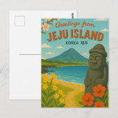Jeju Island Korea Briefkaart (Voorkant / Achterkant)