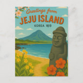 Jeju Island Korea Briefkaart (Voorkant)