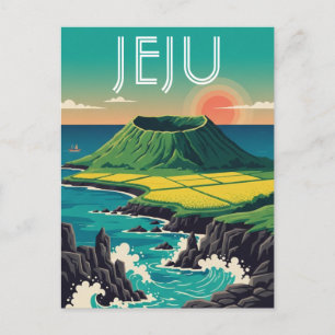 Jeju Island Zuid-Korea Reizen Briefkaart