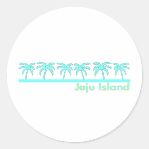 Jeju Island, Zuid-Korea Ronde Sticker