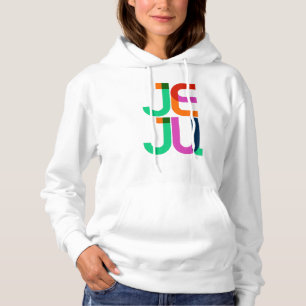 Jeju South Korea Pop Art Letters Hoodie