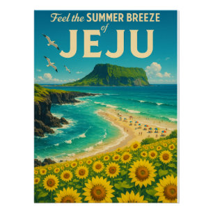 Jeju Summer Paradise - Zomer in Korea Perfect Poster