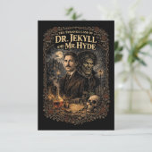 Jekyll en Hyde Bedankkaart (Staand voorkant)