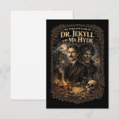 Jekyll en Hyde Bedankkaart (Voorkant / Achterkant)