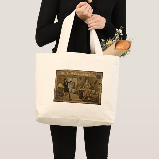 Jekyll en Hyde Poster art Grote Tote Bag (Voorkant (product))