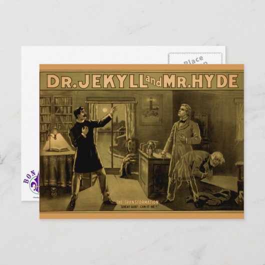 Jekyll & Hyde - Carte postale (Devant / Derrière)