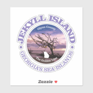 Jekyll Island (B) Sticker