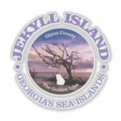 Jekyll Island (B) Sticker (Voorkant)