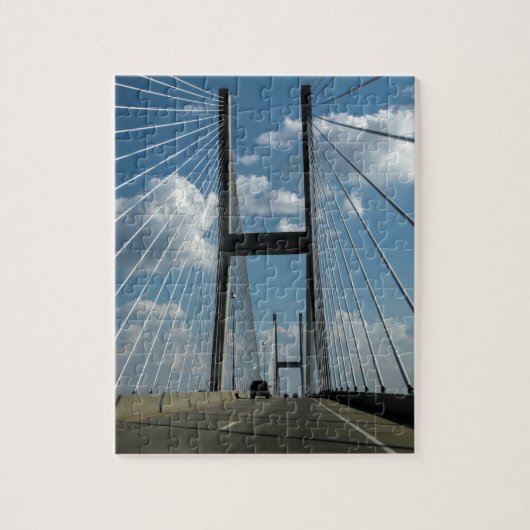 Jekyll Island Cable Bridge Legpuzzel (Verticaal)