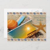 Jekyll Island, Georgia Briefkaart (Voorkant / Achterkant)