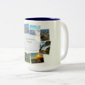 Jekyll Island, Géorgie Collage Mug (Devant droit)