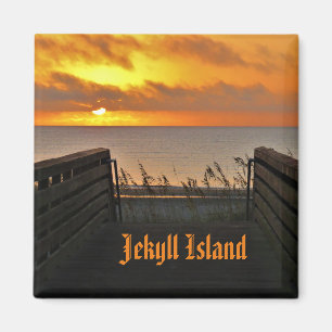 Jekyll Island magnet 2 Magneet