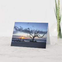 jekyll Island sunrise card #1 (blanco binnenin)