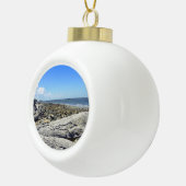 Jekyll Uitzicht Keramische Bal Ornament (Rechts)
