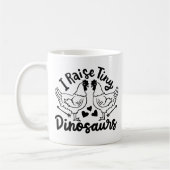 "J'élève de minuscules dinosaures" Amusante Mug de (Gauche)