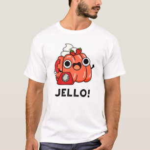 Jello Grappige Jello op telefoon woordspeling T-shirt