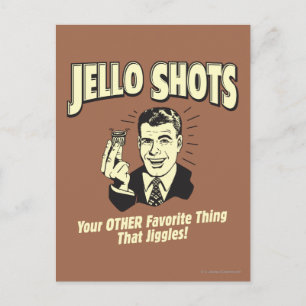 Jello Shots: Andere favoriete dingen Briefkaart