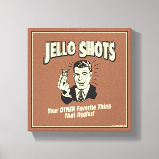 Jello Shots: Andere favoriete dingen Canvas Afdruk