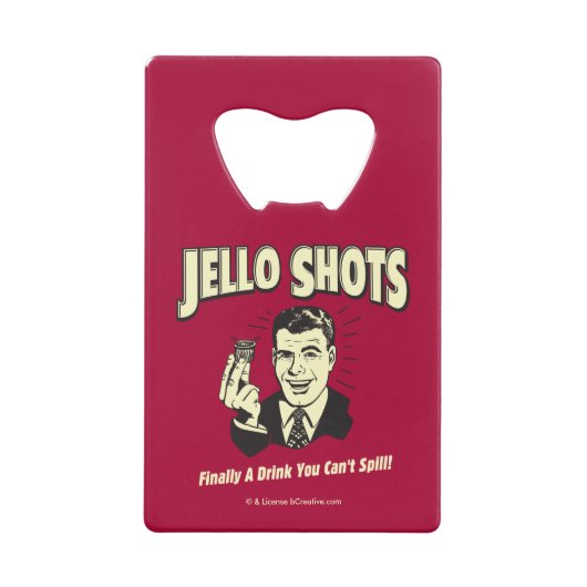 Jello Shots : Boire Vous ne pouvez pas déverser (Devant)
