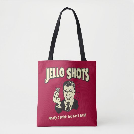 Jello Shots: Drink dat je niet kunt morsen Draagtas (Voorkant)